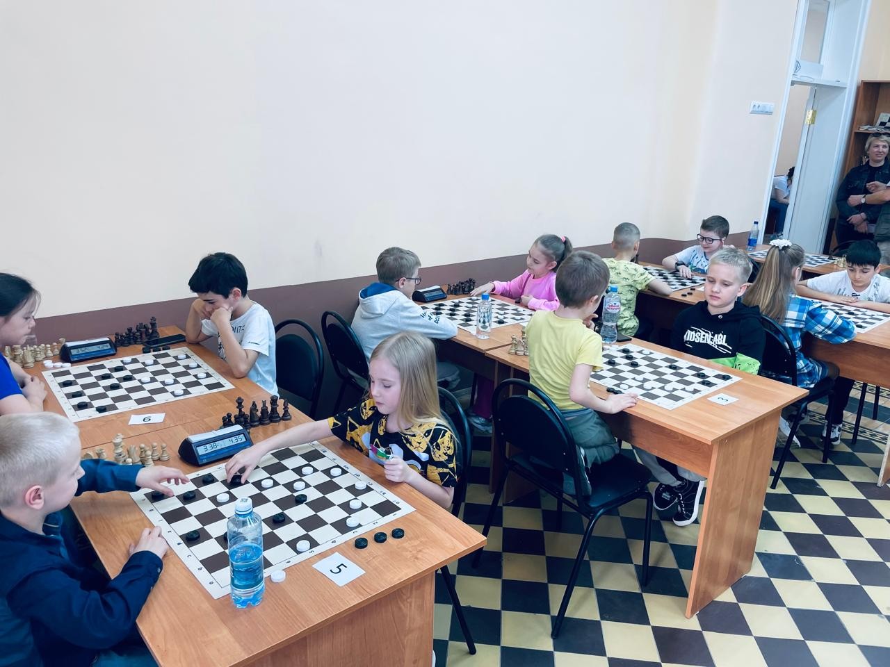 Блиц-турнир по русским шашкам