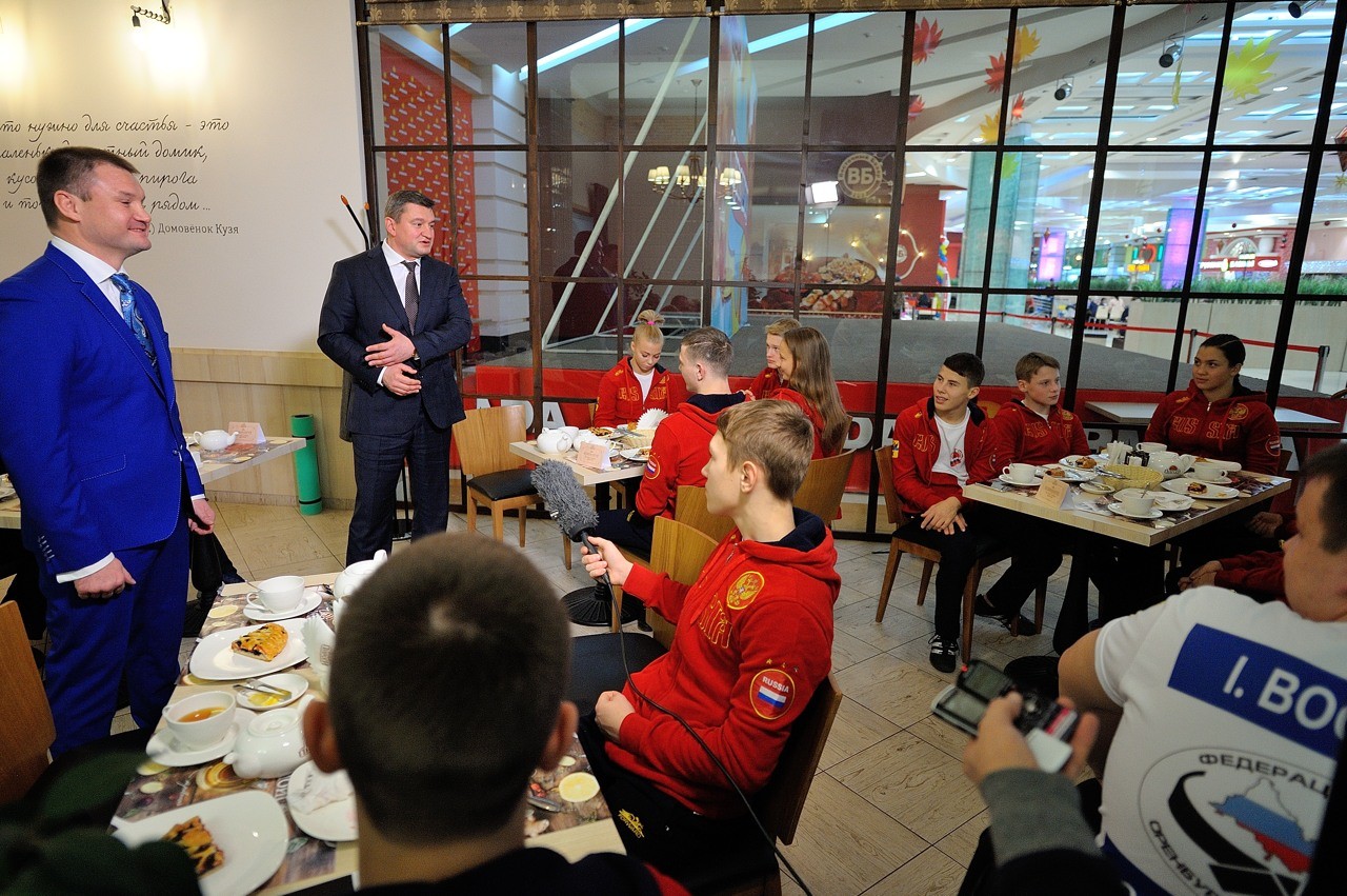 Встреча делегации оренбургских спортсменов с Главой города